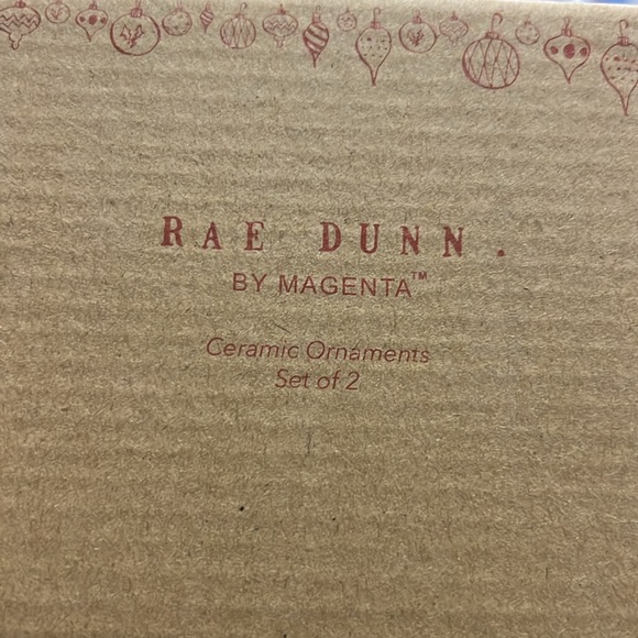 RAE DUNN ceramic ornaments - Picture 5 of 6